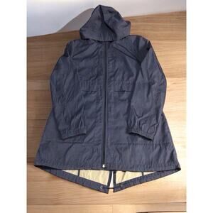 Cole Haan Women's Hooded Weather Resistant Jacket Coat Navy Indigo Size S/P